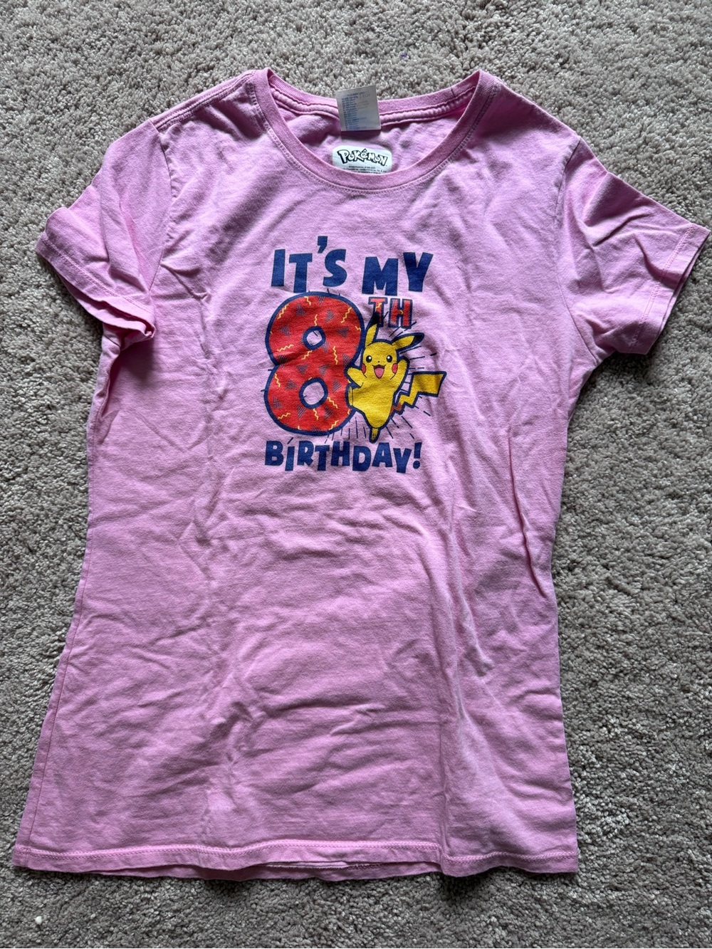 Girls Pokemon 8 birthday t-shirt